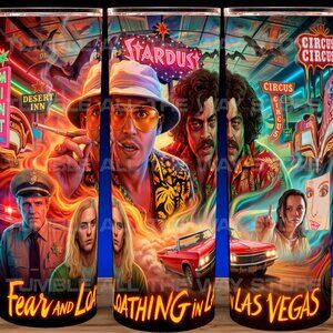 Fear and Loathing in Las Vegas - Johnny Depp - Benicio Del Toro Cup Mug Tumbler